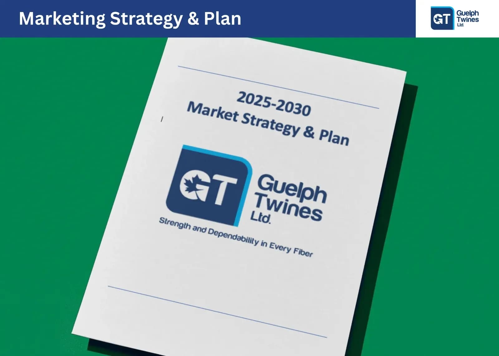 Guelph Twines Ltd. — Marketing strategy & plan