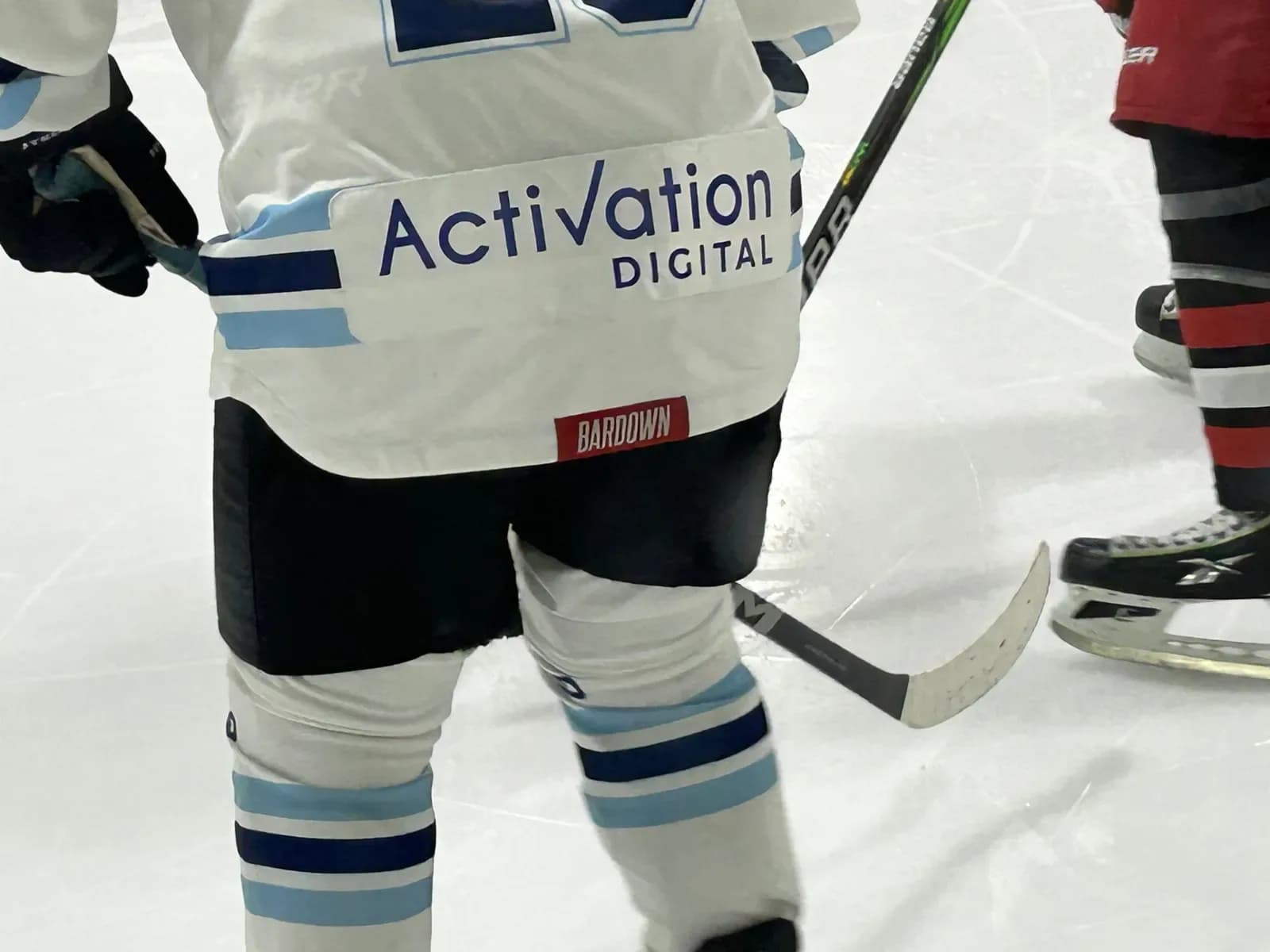 Activation Digital hockey sponsorship jersey
