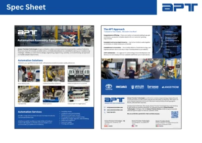 APT - Spec Sheet