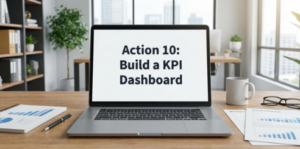 KPI dashboard for digital marketing performance